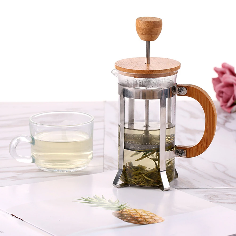 

Facial Pressing Pot Coffee Tea Teaware Teapot Frothing Milk Manual Appliance Maker