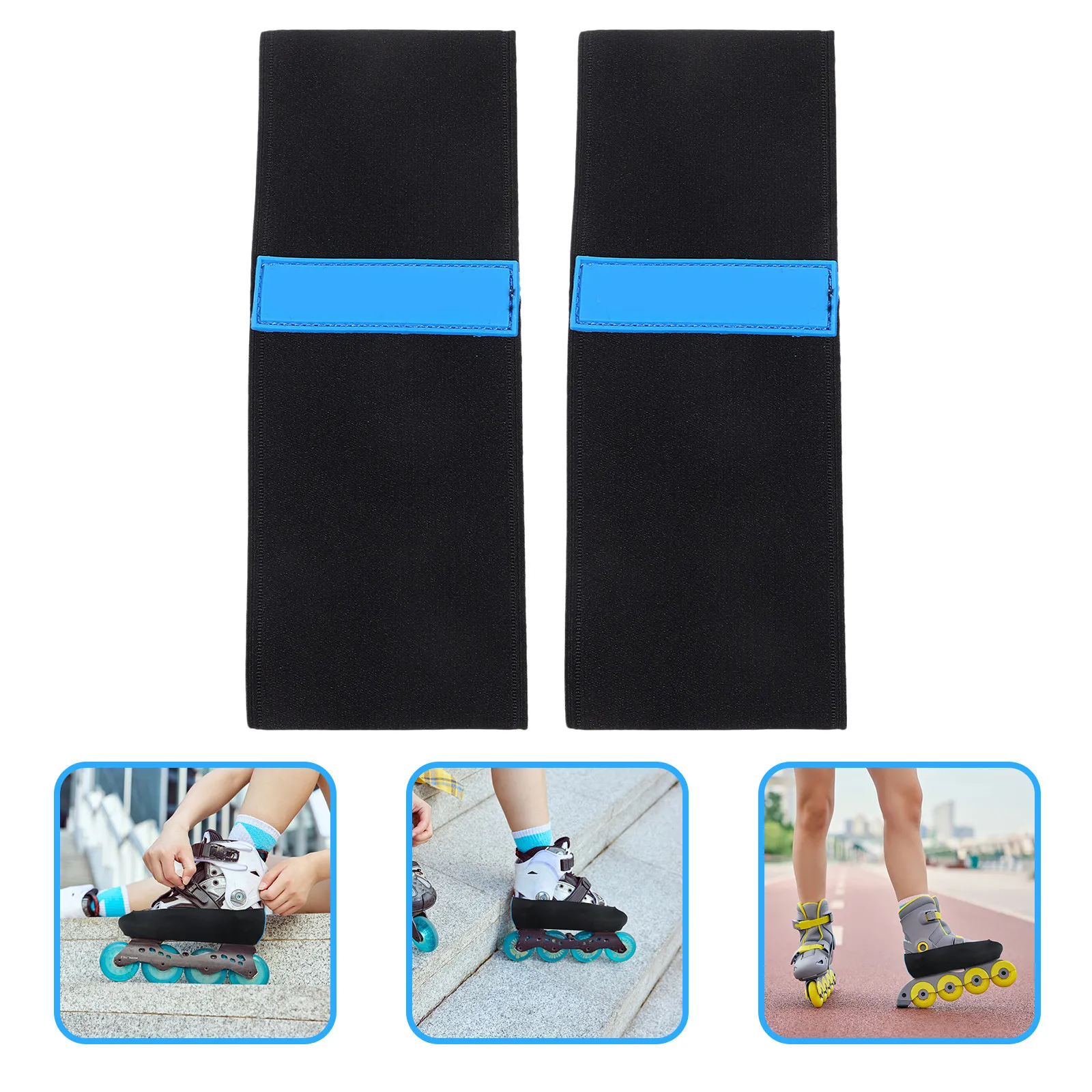 

2 Pcs Shoes Boot Covers Ice Skate Protector Elastic Roller Skating Accessories Protectors