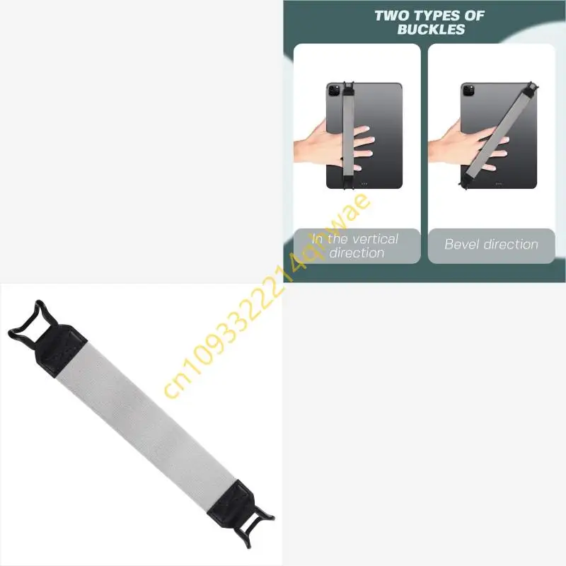 

Stretch Universal Tablet Hand Strap Holder Comfortable Elastic Belt Handle Grip Secure Portable for Pad Tablet E-Reader
