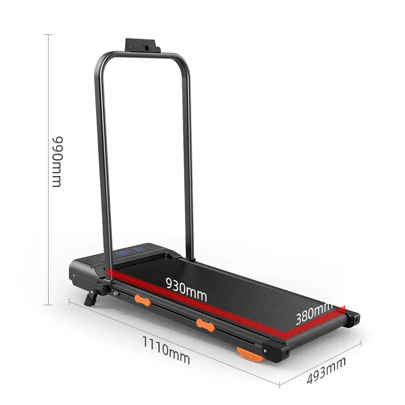 

2-in-1 Home Electric Treadmill - Foldable with LED Screen, Dual Modes for Running & Under-Desk Walking