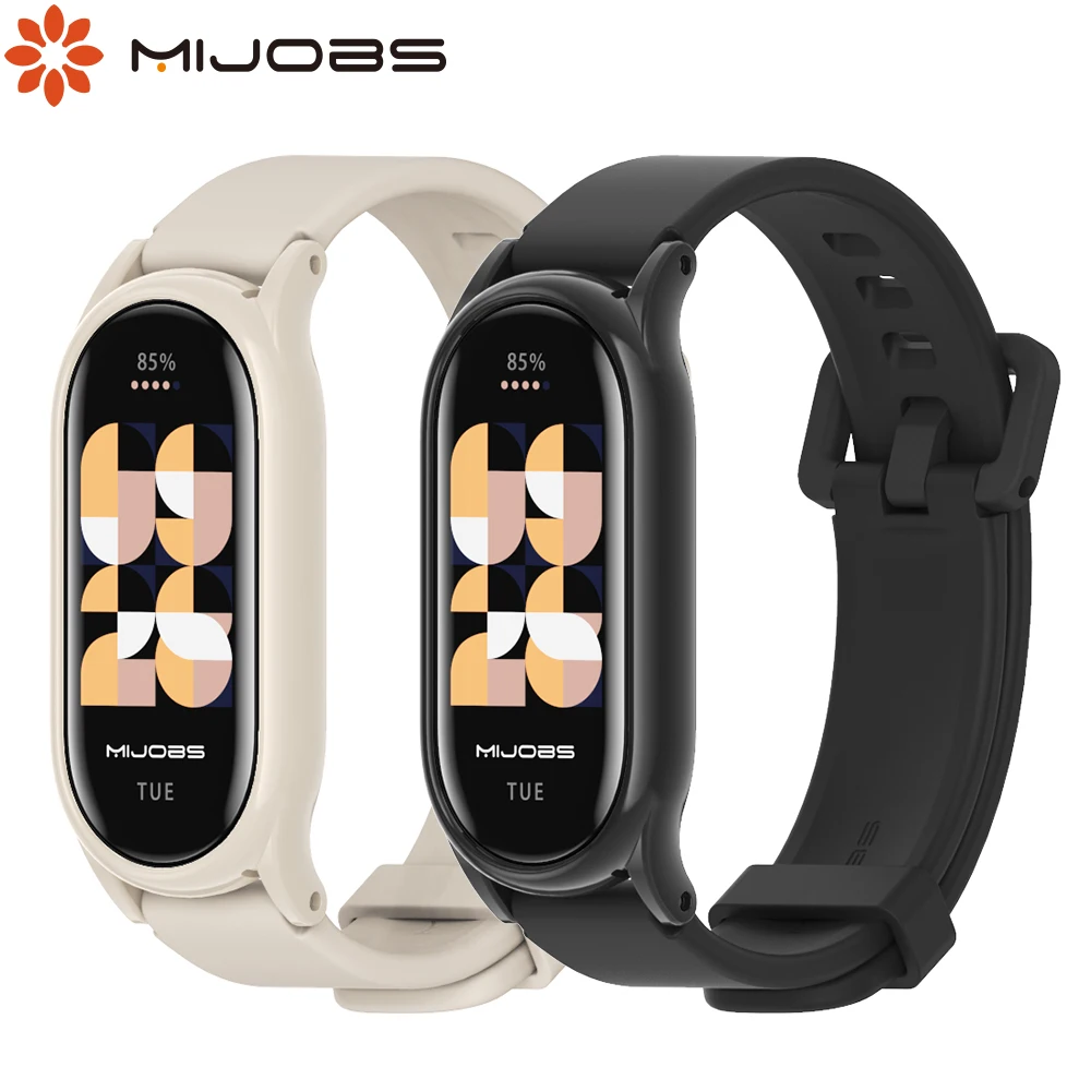 Mi Band 8 Strap for Xiaomi Smart Band 9 Silicone Watch Bracelet Waterproof Smartwatch Replacement for Xiaomi Miband 8 Correa