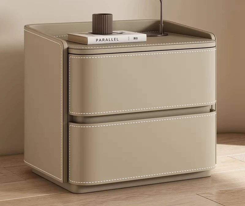 

Light luxury high-end home bedroom modern simple creative bedside table