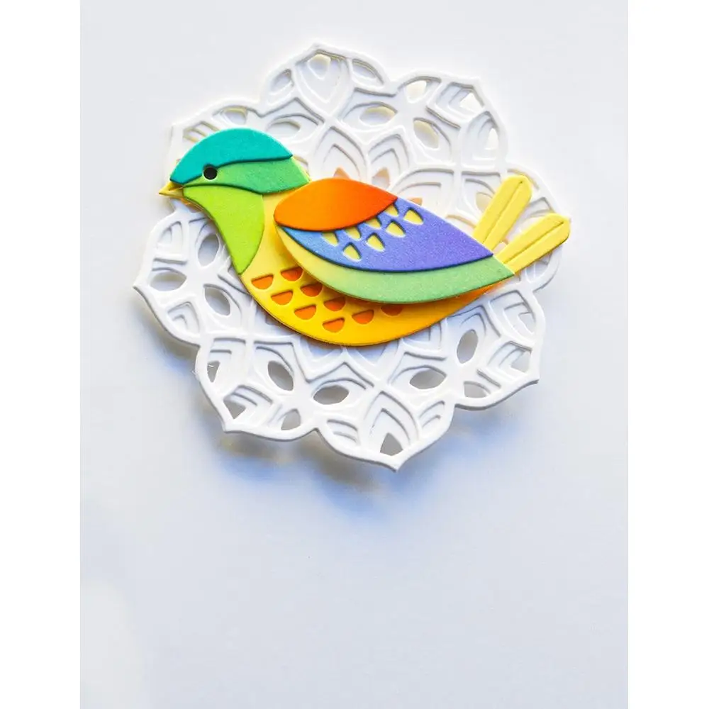 Birthday Balloon Bouquet Bird Metal Cutting Dies Clear Stamps Stencil Hot Foil DIY Scrapbook Gift Card Craft Template 2025 New