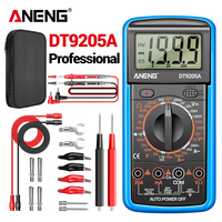 Professional Multimeter Tester ANENG 1999 Counts Digital DT9205A-12 AC Voltage Probes High precision Electrician Mechanic Tools