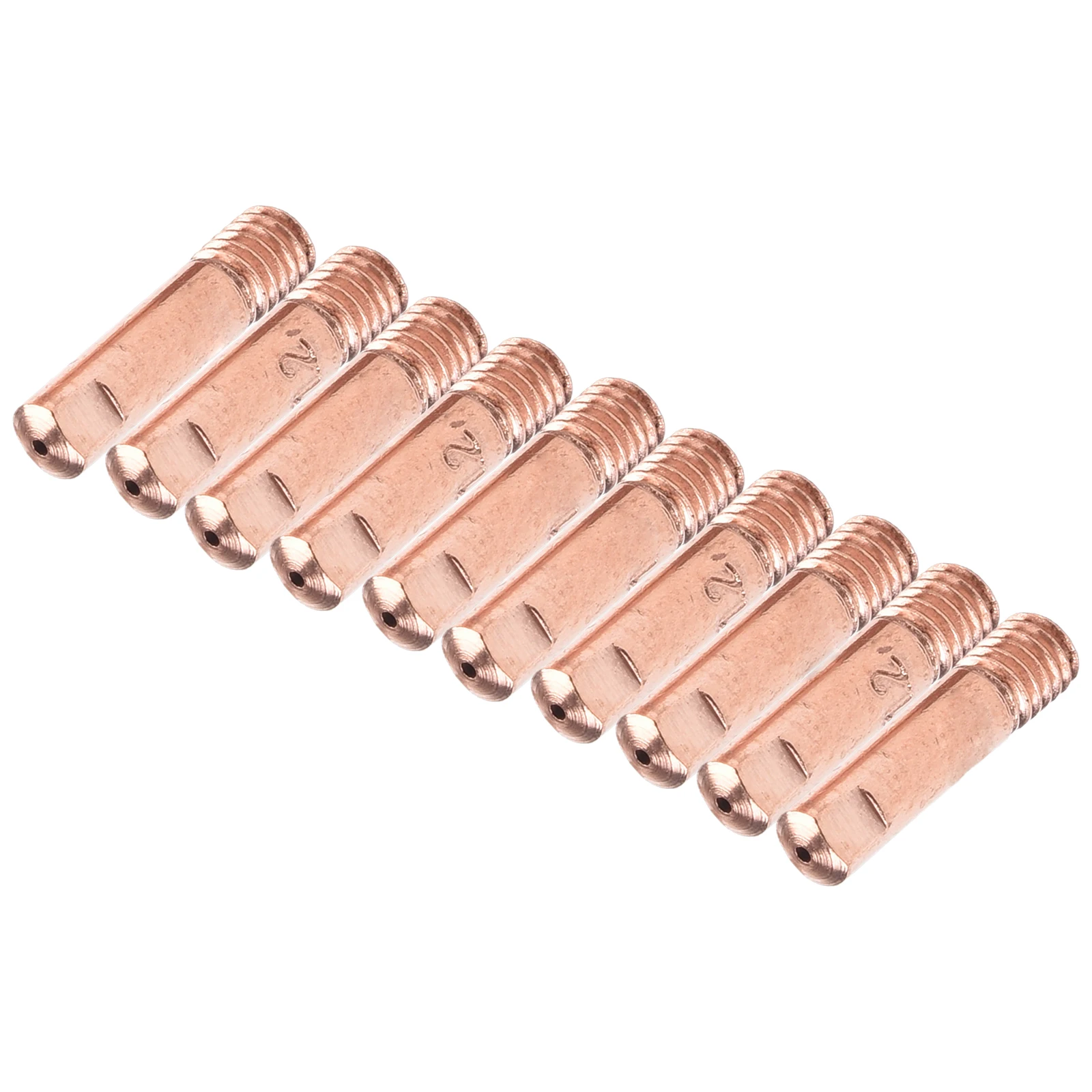 10 ชิ้นไฟฉายเชื่อมเคล็ดลับหัวฉีดแก๊ส 0.8/1.0/1.2 มิลลิเมตร MB-15AK MIG/MAG M6 เชื่อมไฟฉายเคล็ดลับผู้ถือหัวฉีดแก๊สเปลี่ยน