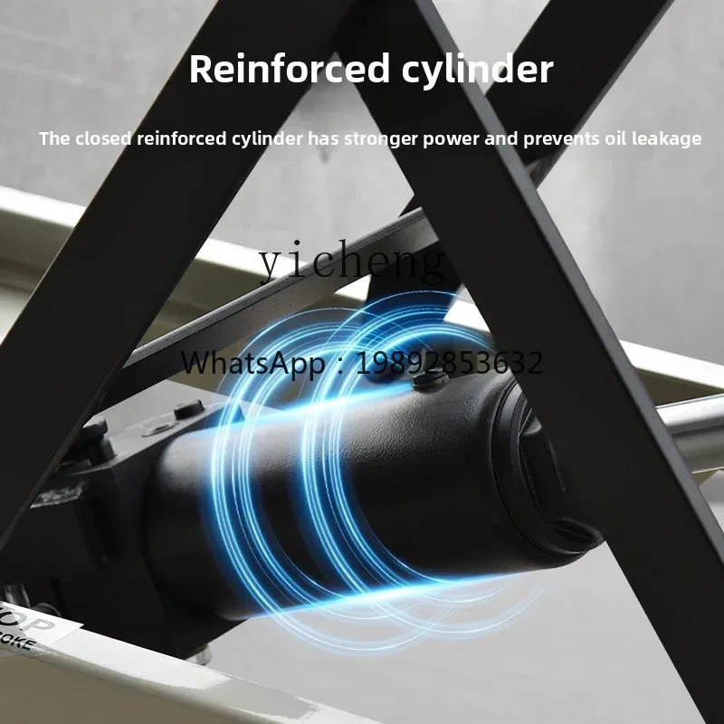 Truk platform manual ABB Hangzhou HCAT, truk cetakan bergerak, troli hidrolik datar, truk kecil untuk memuat dan membongkar barang