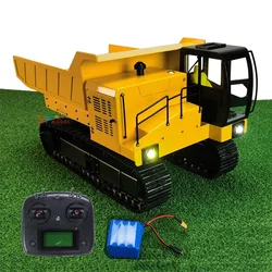 1/14 RC Dump Truck Full Metal Remote Control Crawler Mine Truck Remote Control Rotary Dump Truck Model Boy Toy