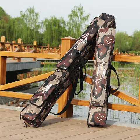 सोउगाईलांग फिशिंग रॉड बैग 80 सेमी 120 सेमी पोर्टेबल नायलॉन फिशिंग टैकल बैग बड़ी क्षमता वाला फिशिंग एक्सेसरी बैग 10 best sales रॉड बैग मछली पकड़ना - №1