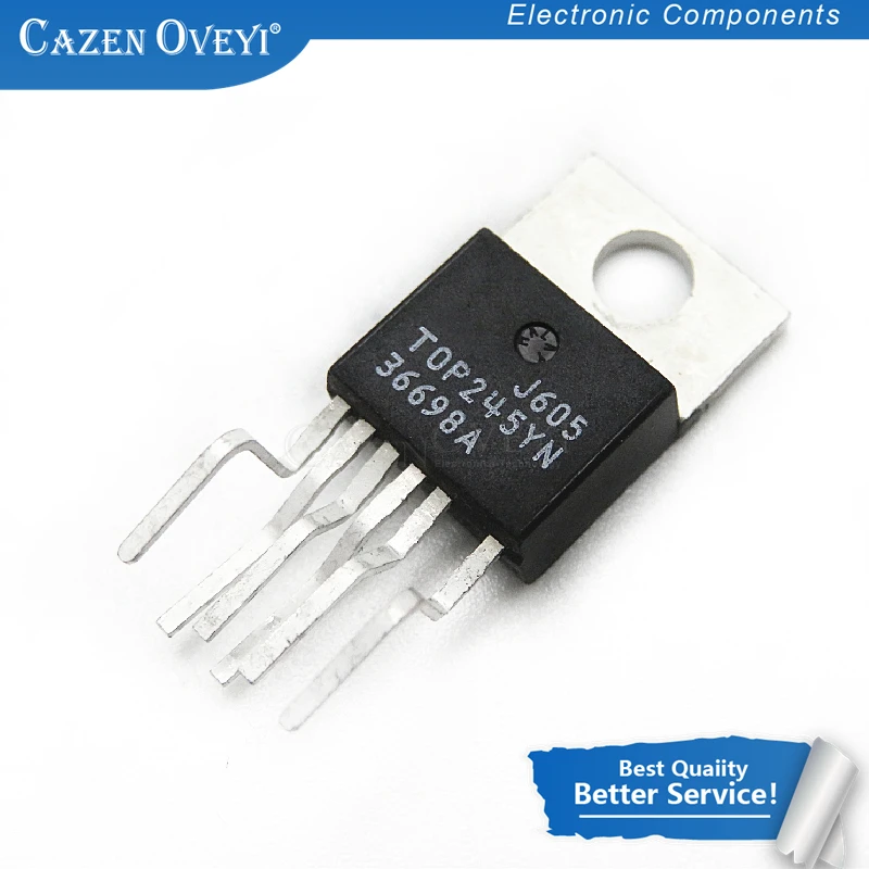 10pcs/lot TOP245YN TO-220 TOP245 TO220-6 In Stock