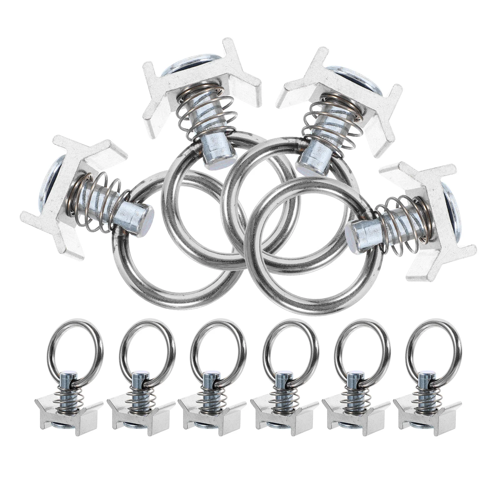 

10 шт., стальной одинарный грузовой анкер для ремонта грузовых автомобилей, аксессуары для рельсов, одинарный монтаж