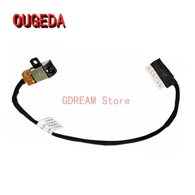 OUGEDA For DELL Inspiron 15 5565 5567 15-5565 15-5567 R6RKM 0R6RKM DC30100YN00 DC In Power Jack Cable Charging Port Connector