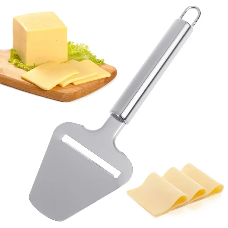 Silver Stainless Steel Cheese Peeler  Slicer Cutter Butter Slice Cutting Knife Kitchen Cooking  Tools