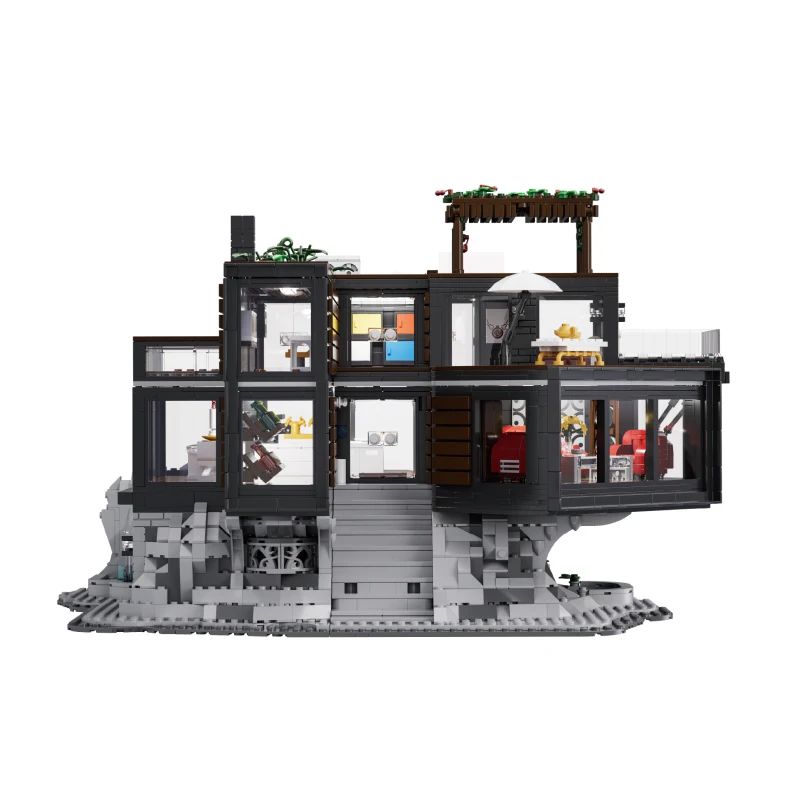 

IN STOCK MOC Idea Vampire House Construction Building Blocks Assembling City Street View Model Toys for Children Gift Set