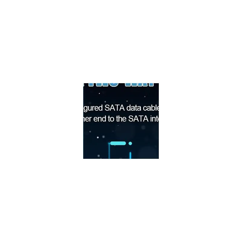 SATA To IDE HDD Adapter Two-way IDE To SATA SSD Adapter Card with 7-pin SATA Data Cable with IDE Power Cable for Laptop Desktops