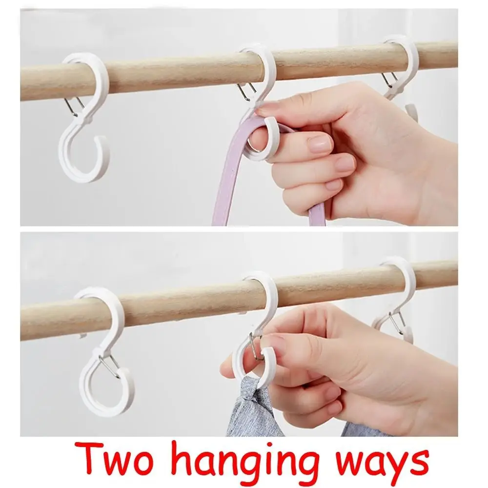 S Shaped Windproof Lock Gancho, Trave Reutilizável, Resistente ao Desgaste, Multifuncional Chapéu Roupas e Calças