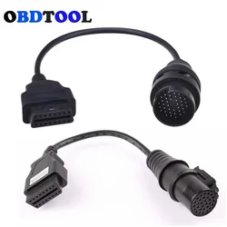 OBD2 Truck Diagnostic Extension Cable, Conector de 16 pinos, 38Pin Obd, 30 Pin, Heavy Duty