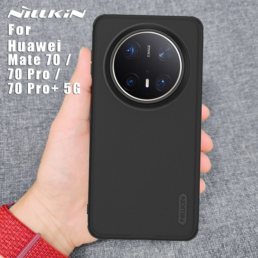 Nillkin para Huawei Mate 70 Pro Plus / 70 5G funda mate PC TPU parachoques esmerilado duro 360 cubierta trasera completa para Mate 70 Pro 5G
