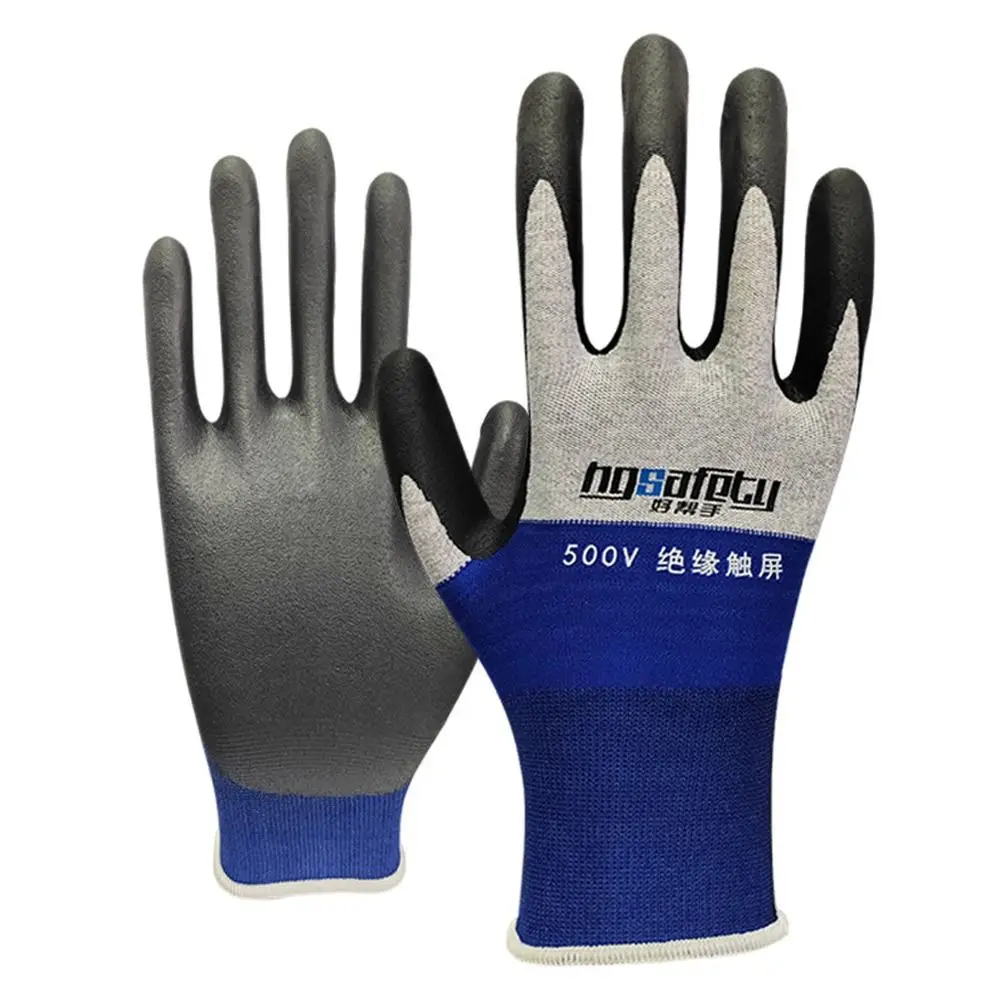 Ultrathin Electrician Insulating Gloves Withstanding Voltage 400V/500V Rubber Touch Screen Insulation Glove Industrial