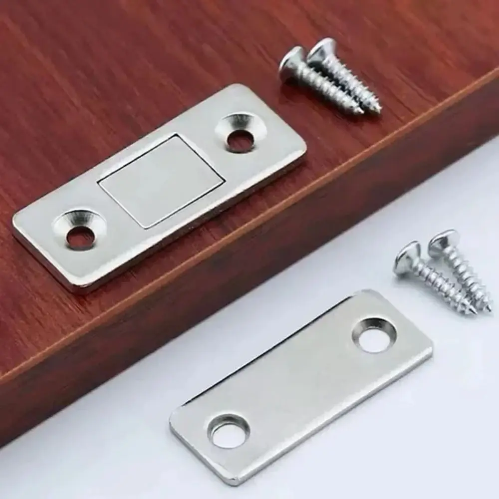 Strong Magnetic Force Magnetic Door Catch Durable Material Stable Design Magnet Cabinet Catch Long-Lasting Simple Appearance