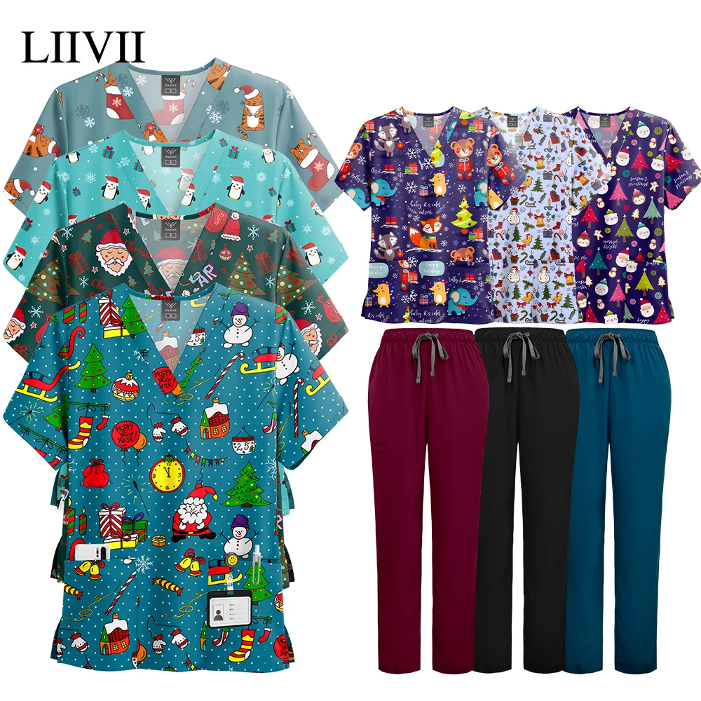 

Униформа медсестры, женская красота, спа-униформа, магазин клиники для домашних животных, ветеринарная стоматология, рабочая одежда, набор скрабов, высококачественная медицинская одежда