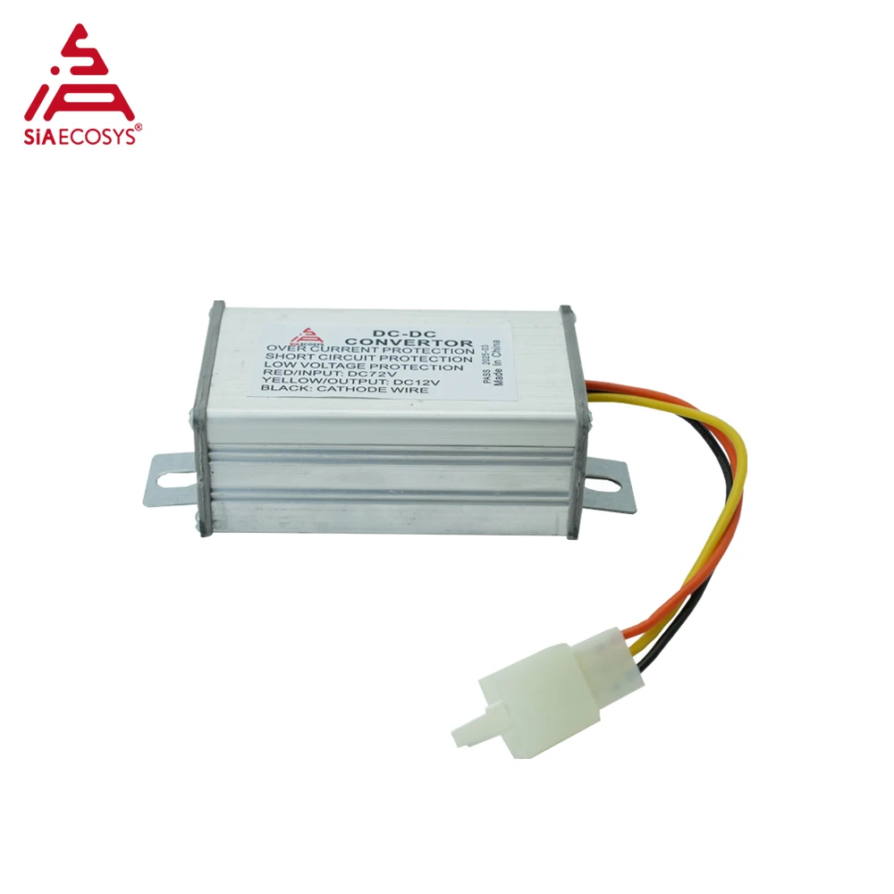 QS 72V - 12V 15A/10A DC-DC dönüştürücü bağlantı şeması