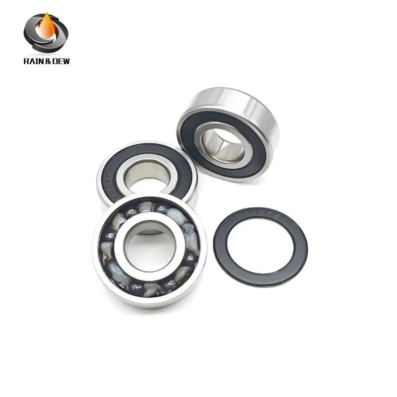 2PCS 6203RS CB 17X40X12mm Cuscinetto In Ceramica Ibrido ABEC-7 Industria Motore Mandrino 6203HC Ibridi Si3N4 Cuscinetti A Sfere 3NC 6203RS