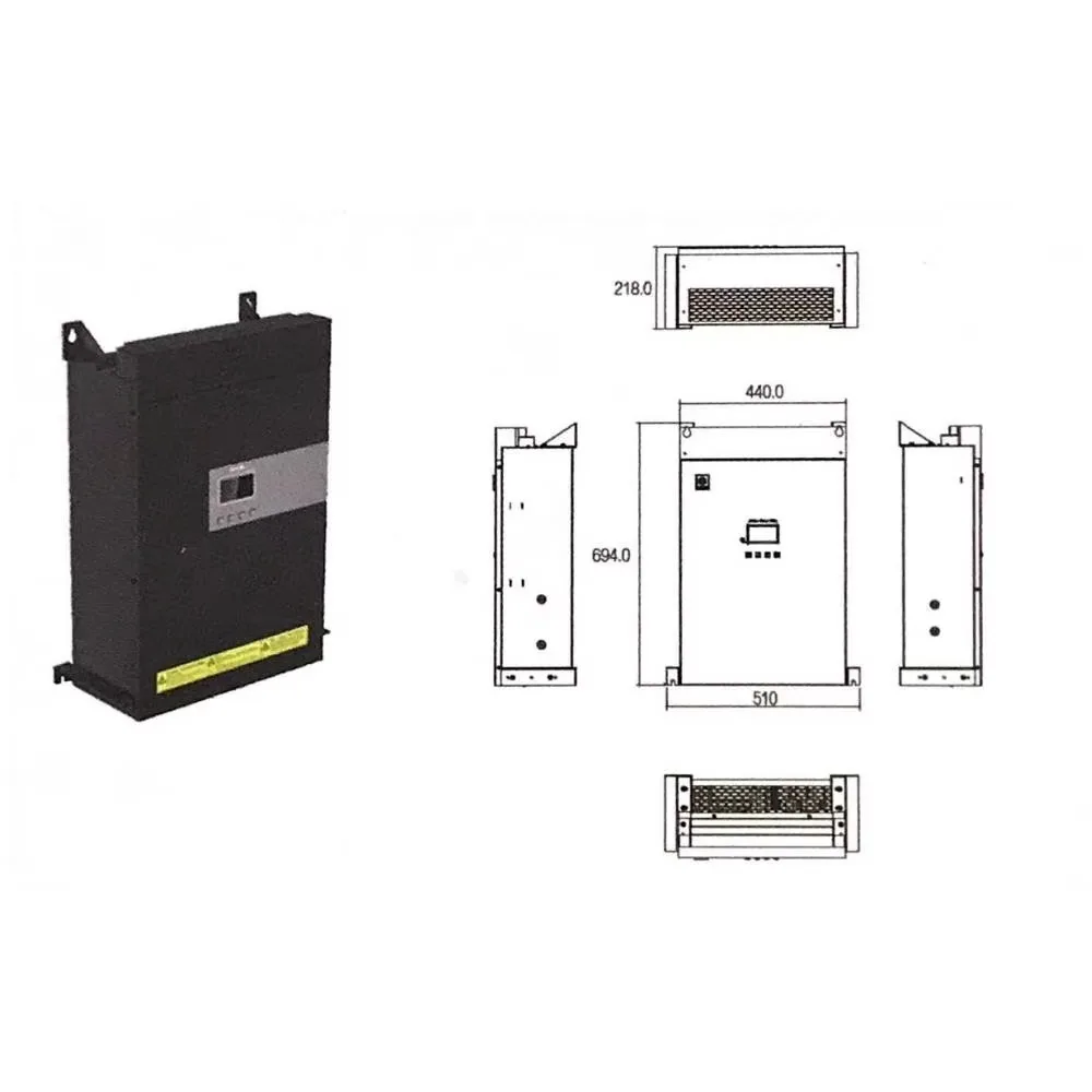 SVG 250kVAR Static Var Generator Three Phase 3 Wire System for Industrial Power Factor Correction and Stability