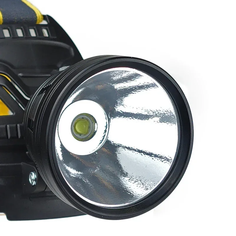 Long Shot Outdoor Headlamp with P50/P70 LED Cree  Super Bright Headlight with Three 18650 Batteries Better for Camping  Fishing