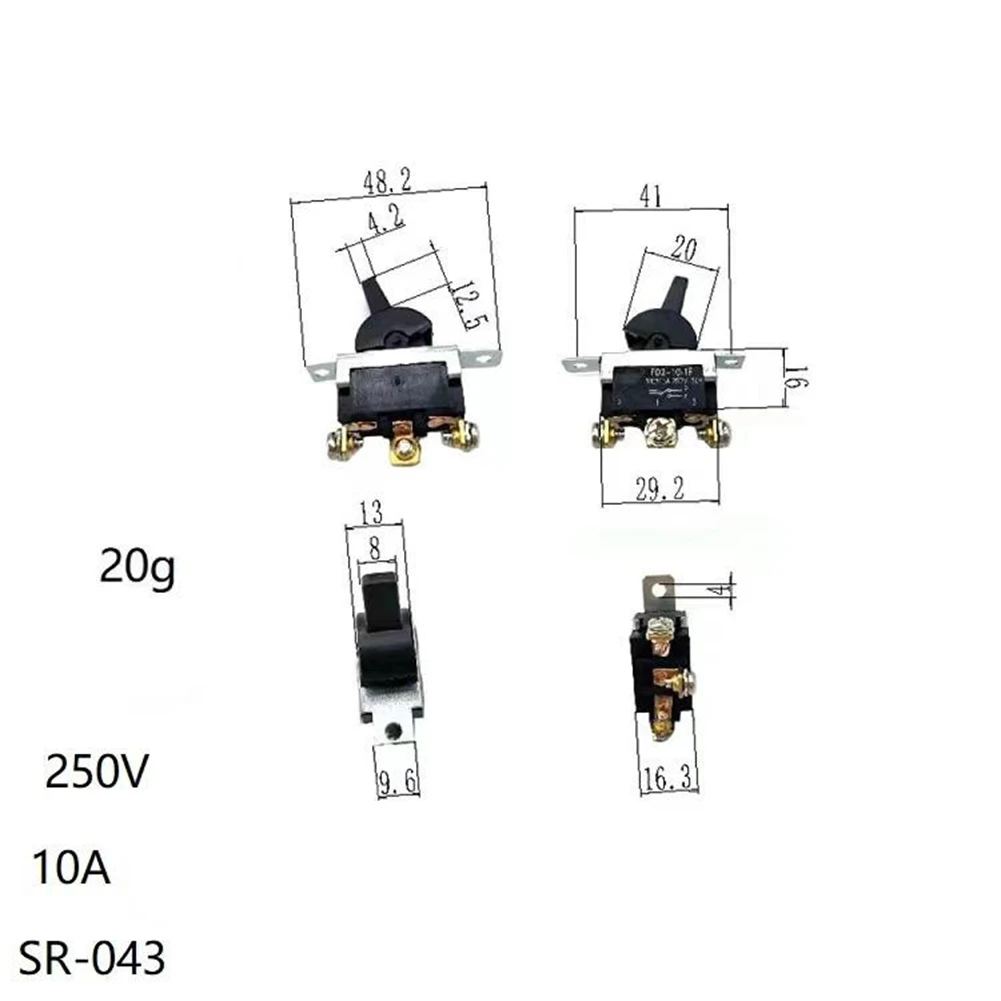 Joli à bouton-poussoir pour meuleuse d'angle, pièces de rechange, interrupteur pour machine de découpe, interrupteur pour outil électrique