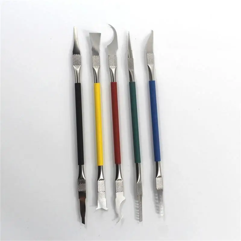 5pcs Dismantling CPU IC Prying Knife Thin Ultra-Thin Blade Pry Shovel Small Knife for 15 Phone Motherboard Repair Tools