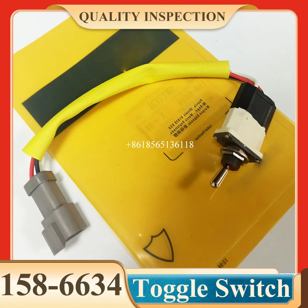 

Toggle Switch Assembly 1586634 158-6634 for Engine C7 C-9 C13 C18 Excavator 325D 330D 345C 385C M325D