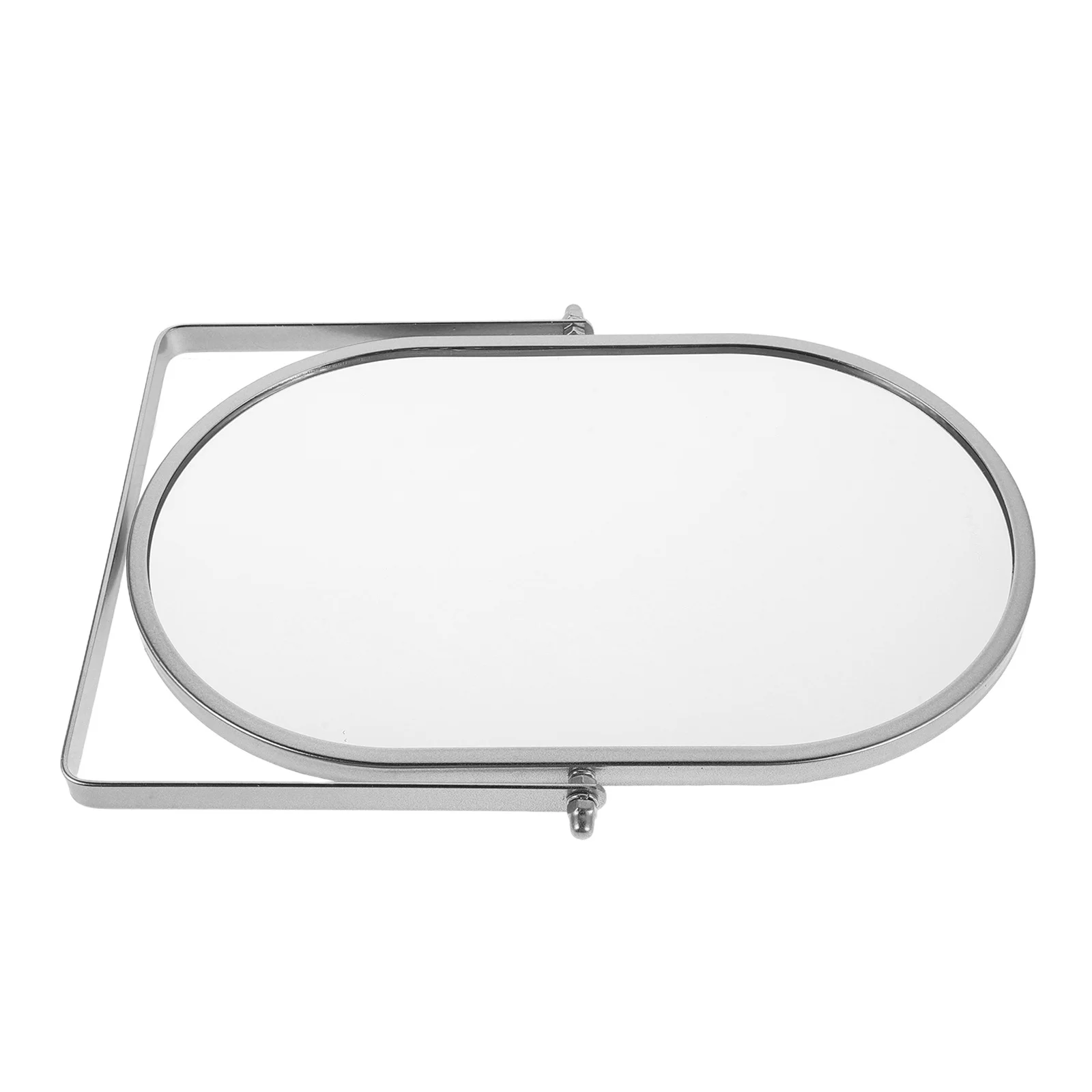 

Folding Makeup Mirror Desktop Tabletop Vanity Mirror for Dorm Office Bedroom Black Adjustable Angle Portable Design