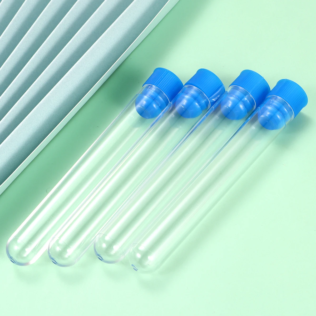 

50 Pcs Plastic Test Tube Lotion Bottle Tubes Disposable Containers with Lids