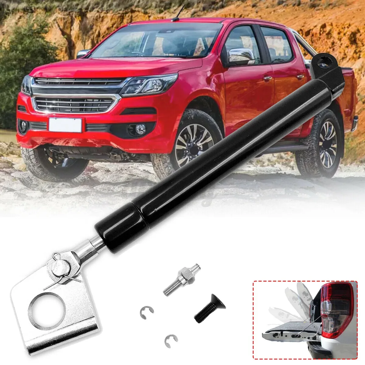 Tige de Support de Jambe de Force de Choc de Coffre de Hayon Arrière de Voiture pour Holden Chevlolet Colorado 12-17