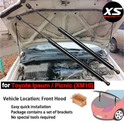 Front Hood Struts For Toyota Ipsum XM10 1995-2001 For Toyota Picnic Sportsvan Modify Lift Supports Rod Shock Absorber Gas Spring