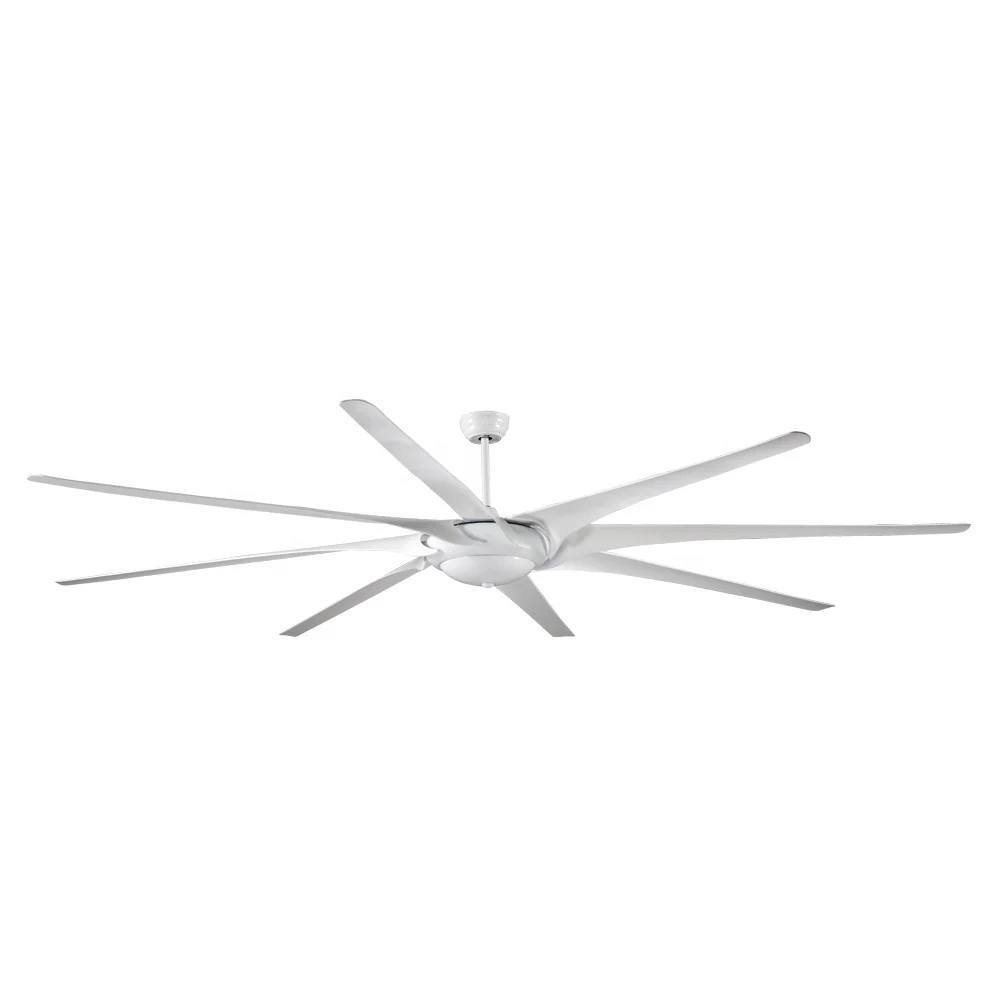 

100 Inch Factory Direct Sale Remote Control DC Motor Large Size Strong Wind Energy Star HVLS Hotel Industrial Fancy Ceiling Fan