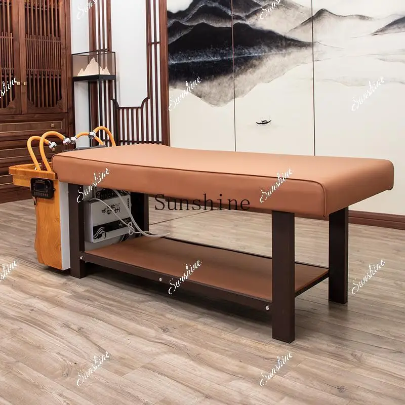 Thai hair treatment shampoo bed barber shop hair salon special water circulation  TF