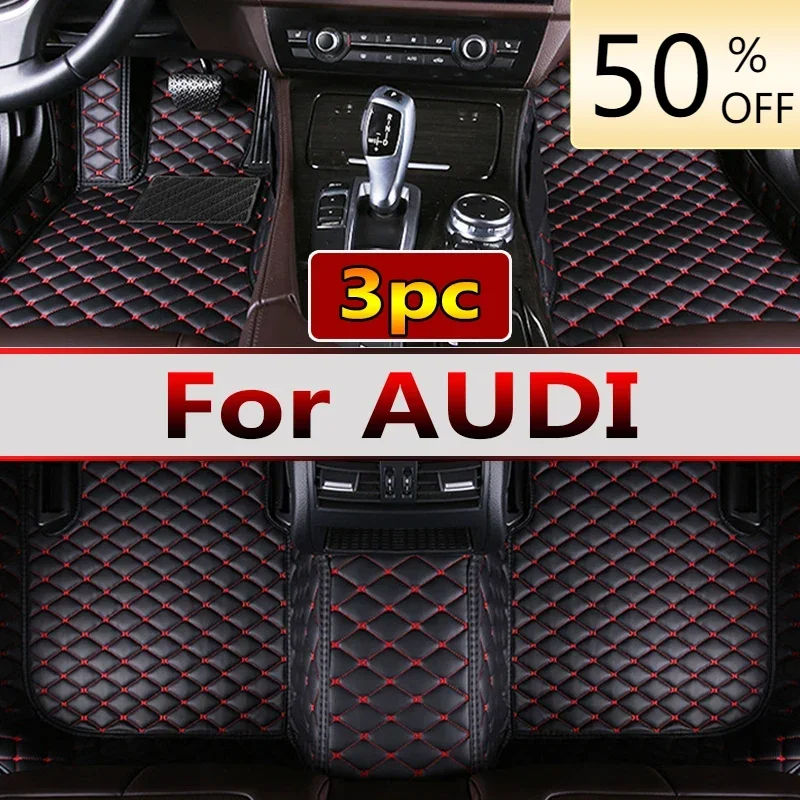 Car Floor Mat For A1(2door) A1(4door) A1A3 A3 Hatch A3 Sedan A3 Sport A4 A4 Avant A4 Conver A5 Sport A5(2door)  Car Accessories