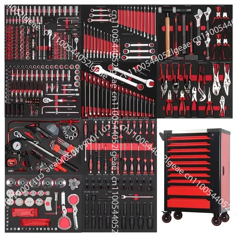 31PCS  Foam Tray Professional 1000V VDE Insulation Electrician Set Sleeve Ratchet Wrench Tool Set