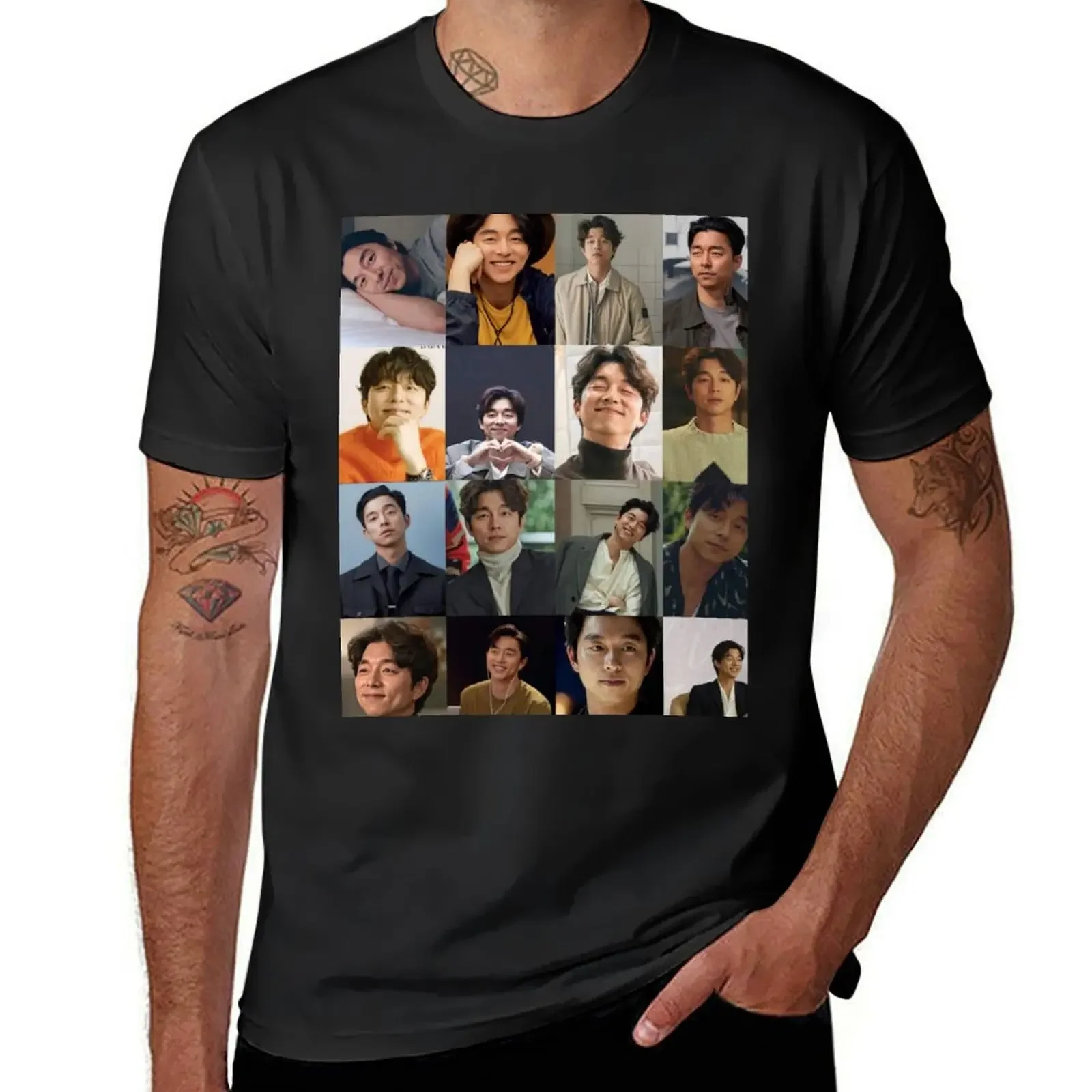 Gong Yoo T-Shirt customs design your own customizeds street wear men graphic t shirts