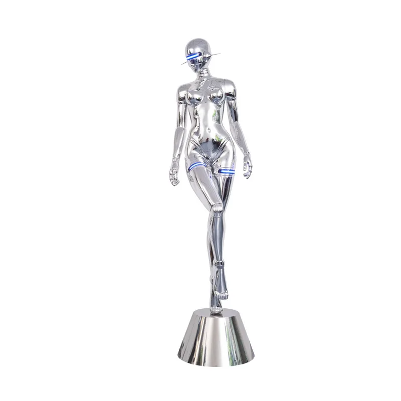 Mechanical Jikong Shanji Large Ornament Trend Electroplating Sculpture KTV Bar Floor Decoration