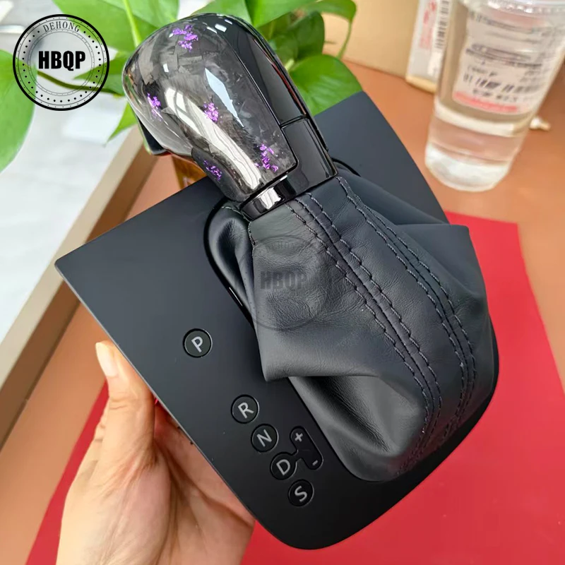 New sports style DSG automatic shift handball assembly upgraded with carbon fiber material for Volkswagen Golf 6 MK6 GTI