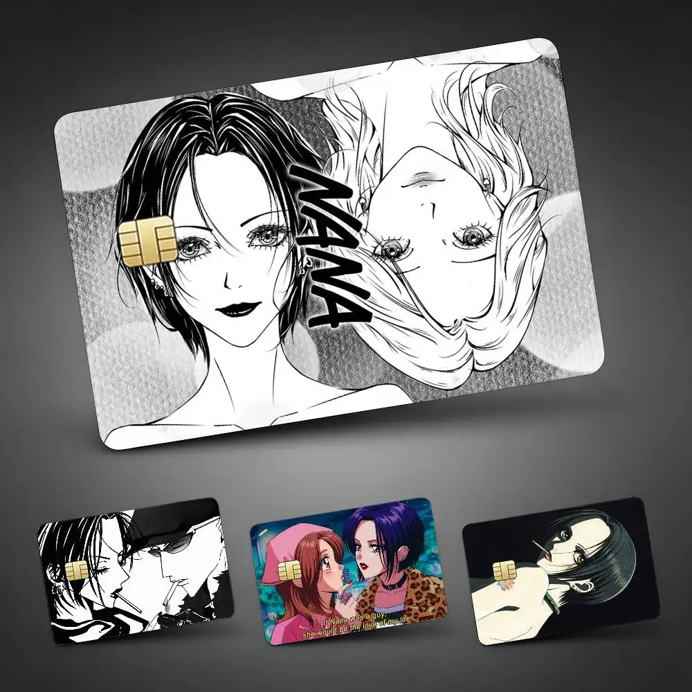 

Japanese Classic Anime N-NA N-NA Decorative Waterproof Film Skin Cover Credit Card Stickers Debit Front Bank Bus Pass