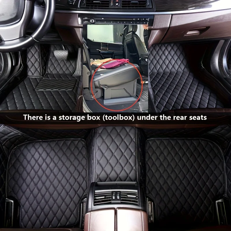 

Автомобильные коврики на заказ для Ford F-150 2015-2021 LHD, кожаные автомобильные аксессуары, запасные части для интерьера, автомобильные аксессуары, приятные для домашних животных