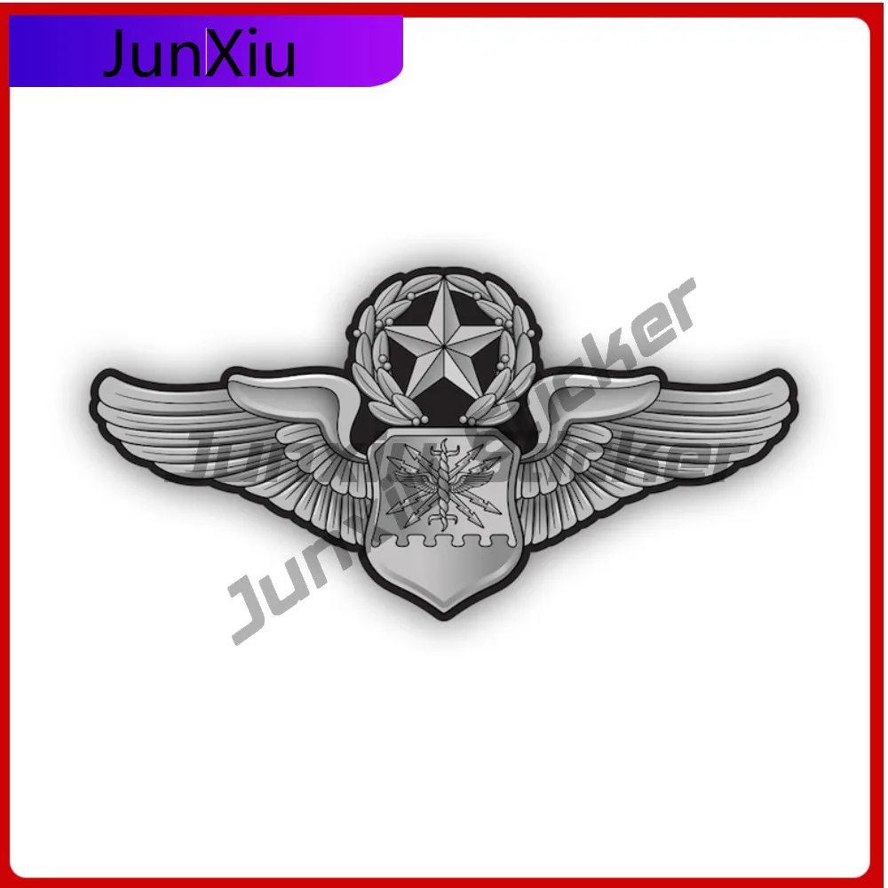 

Master Navigator Wings Aircraft Observer Badge Cool Car Waterproof Vinyl Decal For Door Trim Fun Outdoor Fun Decor Sticker