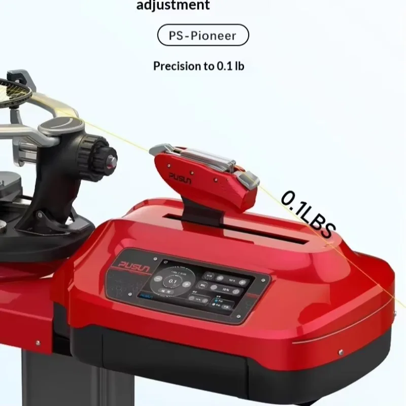 PS-Pioneer Advanced Electric Stringing Machine with Automatic Calibration Tools Cast Iron Fully Automatic for Tennis/Badminton