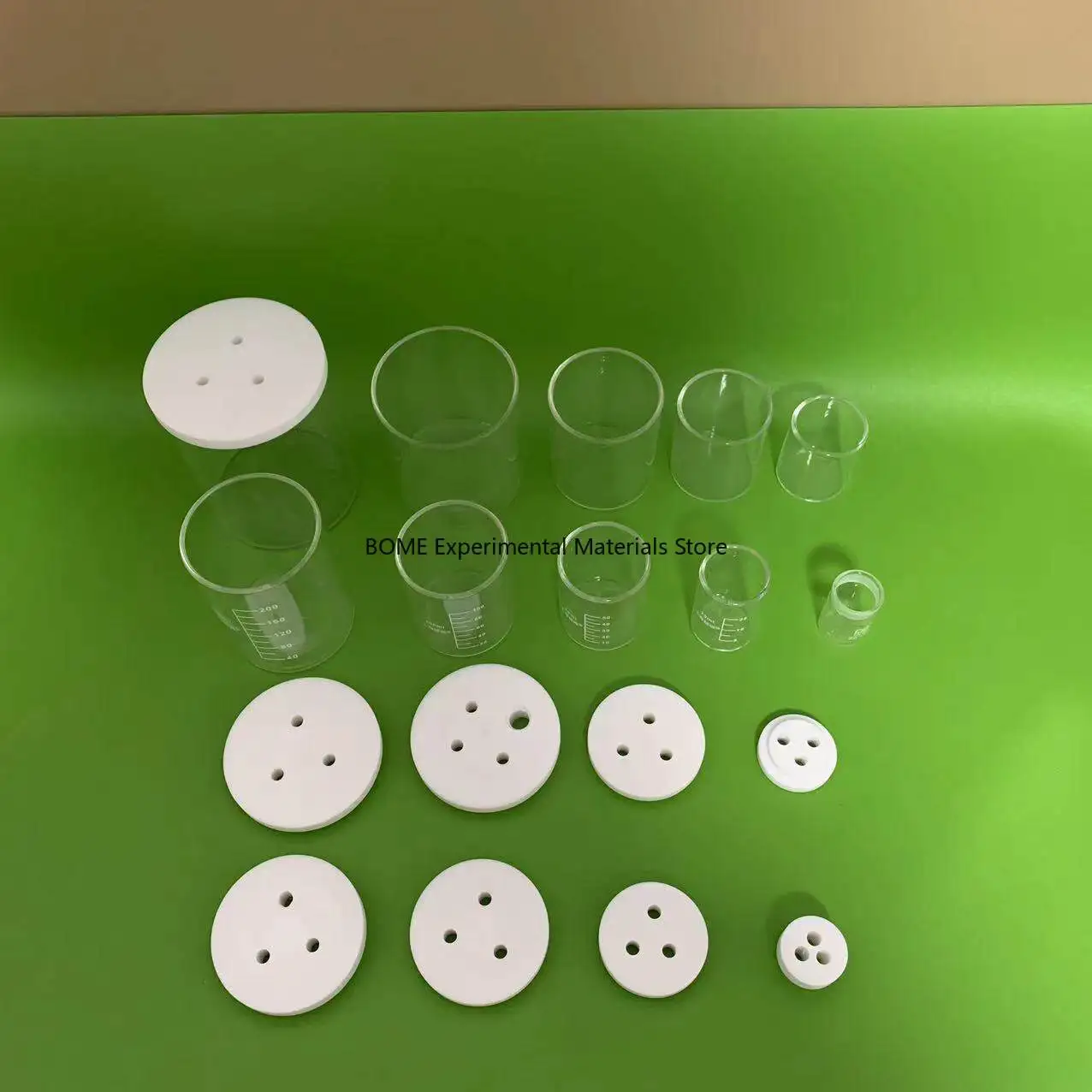 C001 Sealed Electrolysis Cell 50ml 100ml 150ml 200ml 3 Electrode System Unsealed Tank for Chemistry Lab