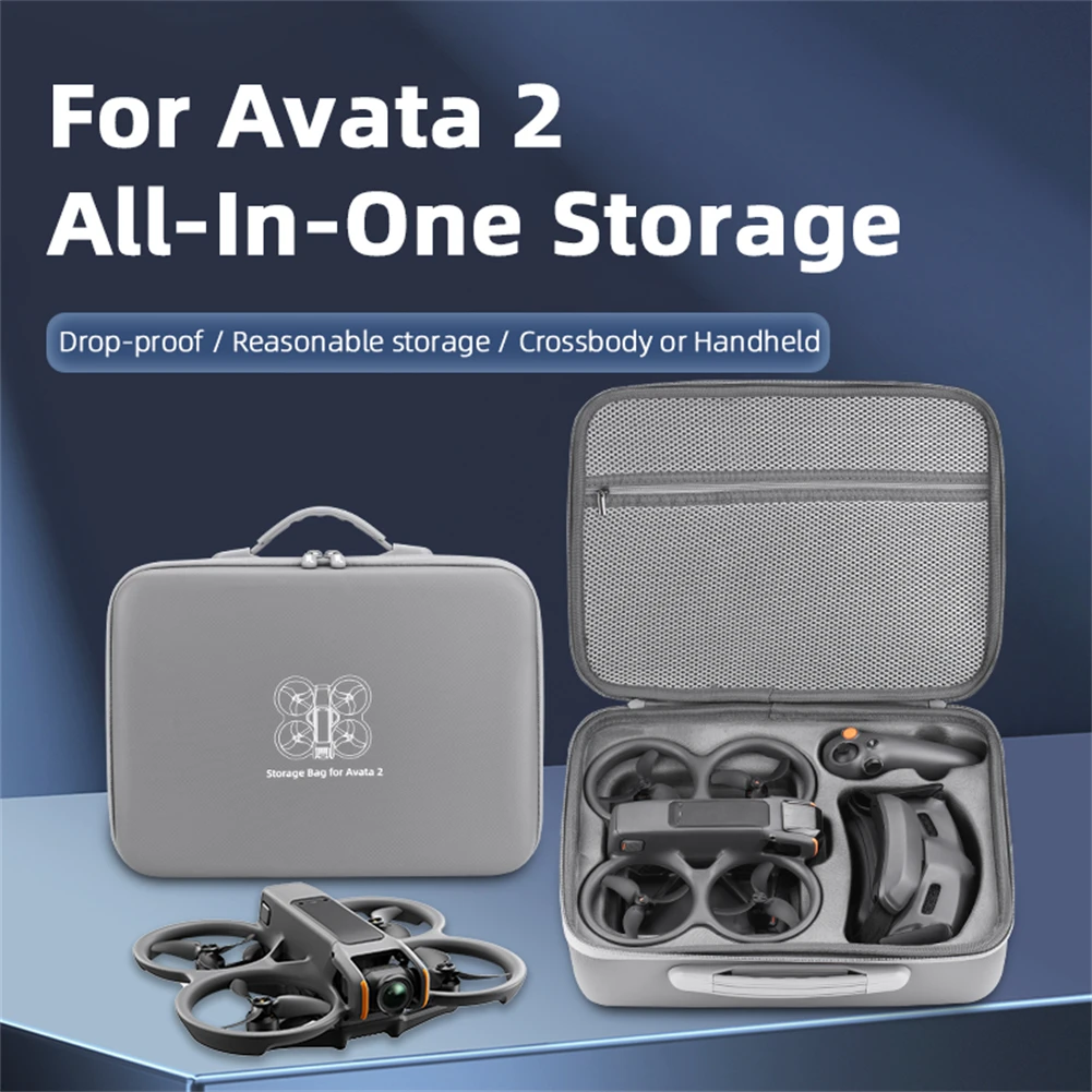 

Drone Storage Case With Handle Shoulder Strap Goggle Cover/Remote Control Drone Accessories Storage Box For DJI Avata 2