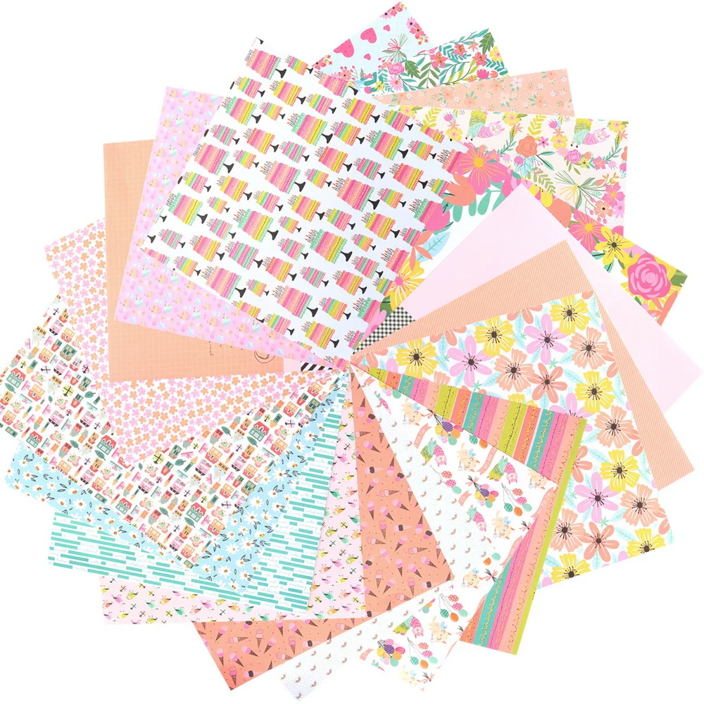Creative Path 9-teiliges Sweetie DIY Bastelset Dekorative Papier- und Kartonrahmen-Aufkleber Stanzformen Journaling Scrapbooking Komplettset – Detail 7