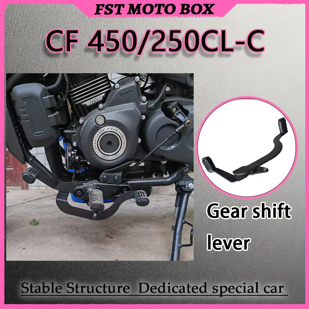 FOR Motorcycle Shift Kit for CLC250 CLC450 Front Rear Foot Operated Gear Lever Wide Anti-Slip Pegs Installation Video Available